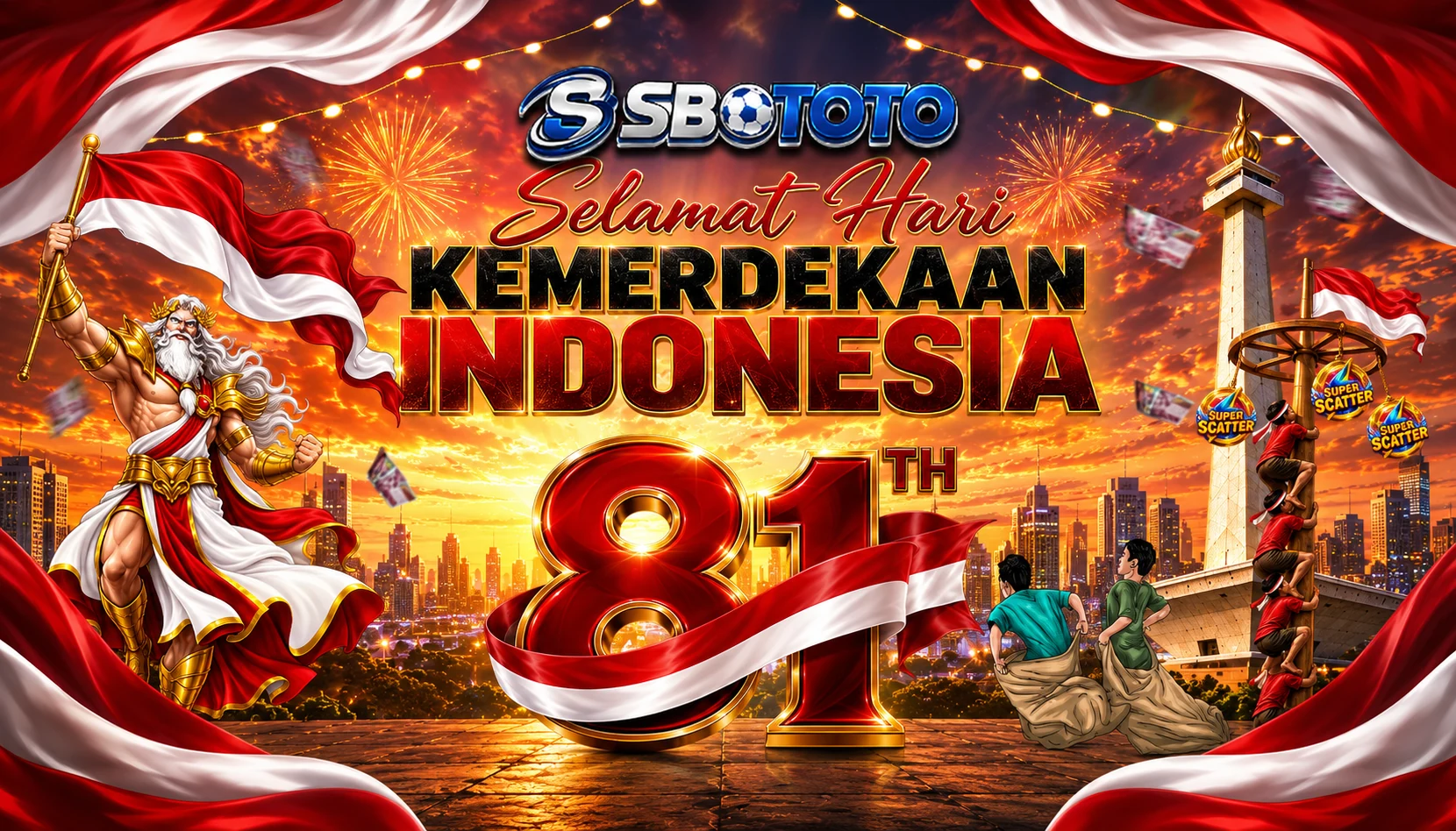 SBOTOTO Selamat Hari Kemerdekaan Indonesia