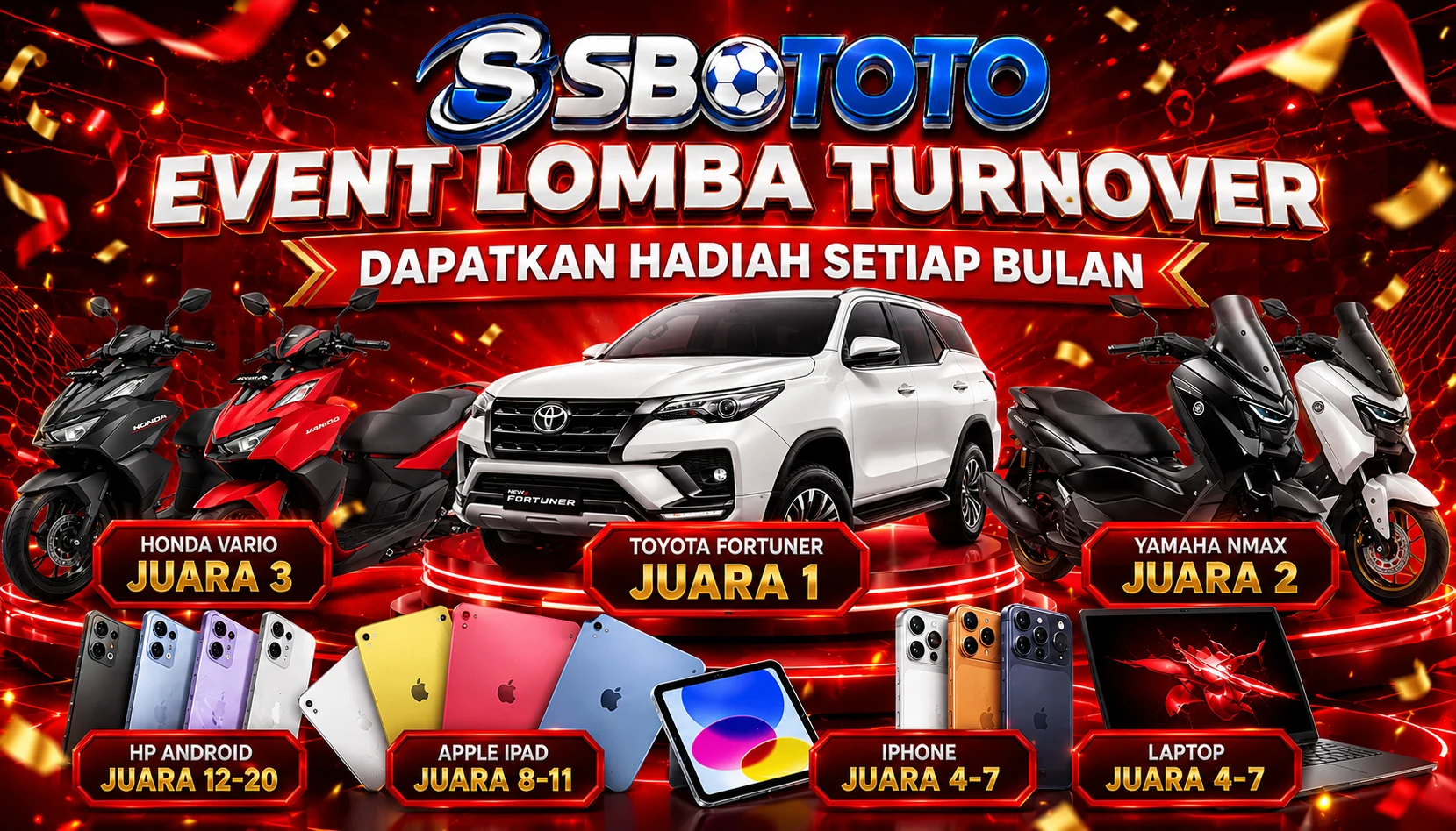 SBOTOTO Event Lomba Turnover
